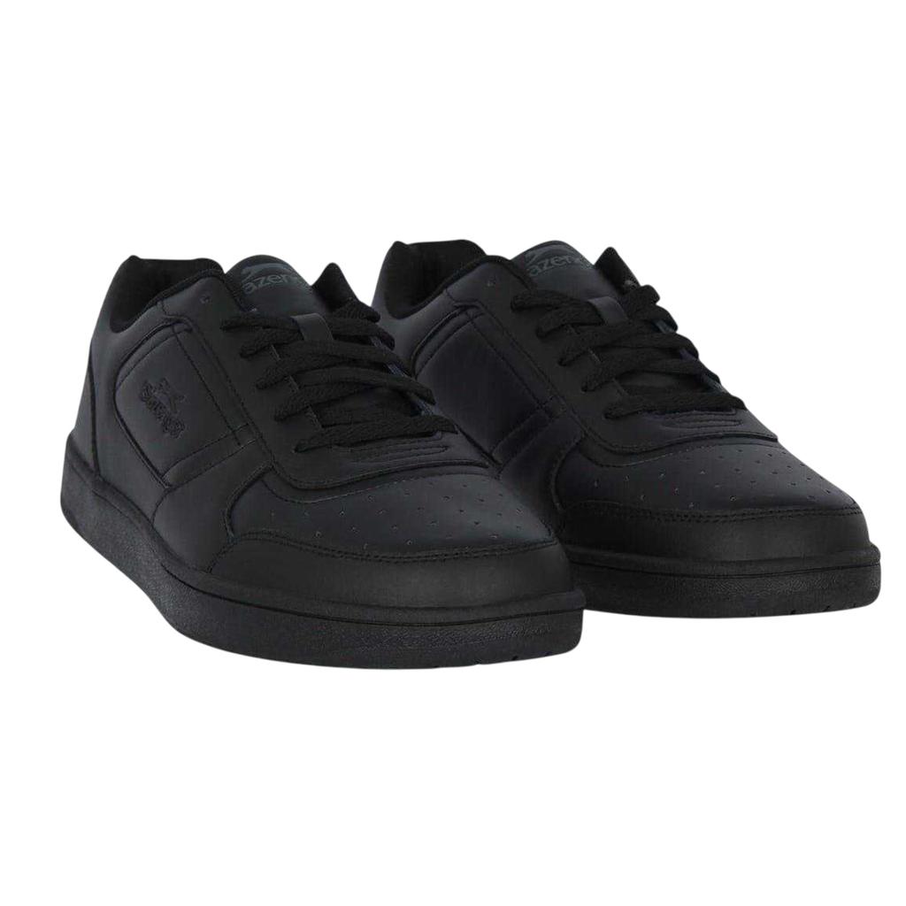 Slazenger Mens Tower Leather Low Trainers