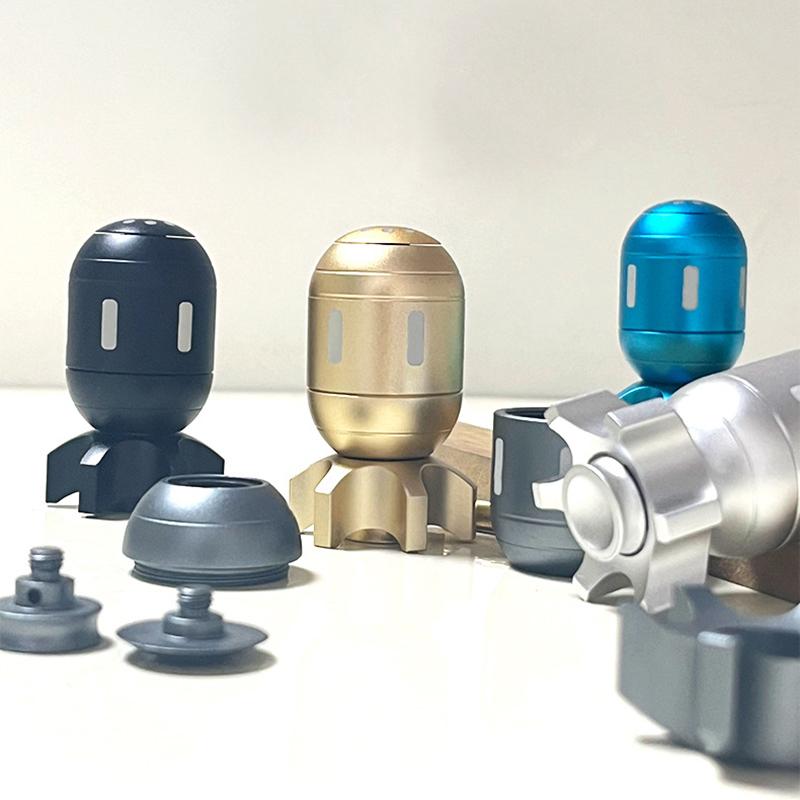 Neue Simulation von kleinem Torpedo-Fingerspitzen-Kreisel Metall Dekompressionsartefakt Kreatives Dekompressions-Rotationsspielzeug