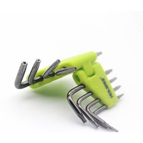 Torx Screwdriver T6 T8 T9 T10 T5 Hexagonal Star Screwdriver with Magnet Hex Lobe Torx Wrench Set L Type Compatible with Tamper-proof Screws Set of 8 P