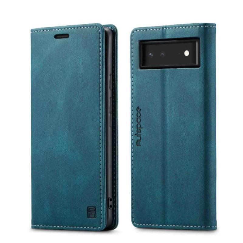 For Google Pixel 6 Leather Flip Phone Protective Case With Magnetic Closure For Drop Protection