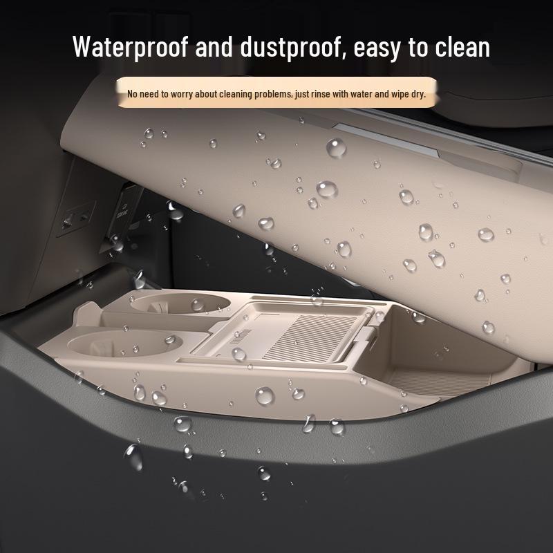 Compatible with 25 Xiaopeng P7+ Models: Center Console Lower Storage Box and Glasses Organizer Accessories.
