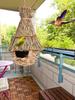 Creative handmade birdcage, grass woven bird nest  Finch Bird House for Garden Decoration Exquisite Outdoor Decors for Garden