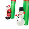 Snowman Arch 8ft Decorations Inflatable Santa Claus for Christmas Holiday