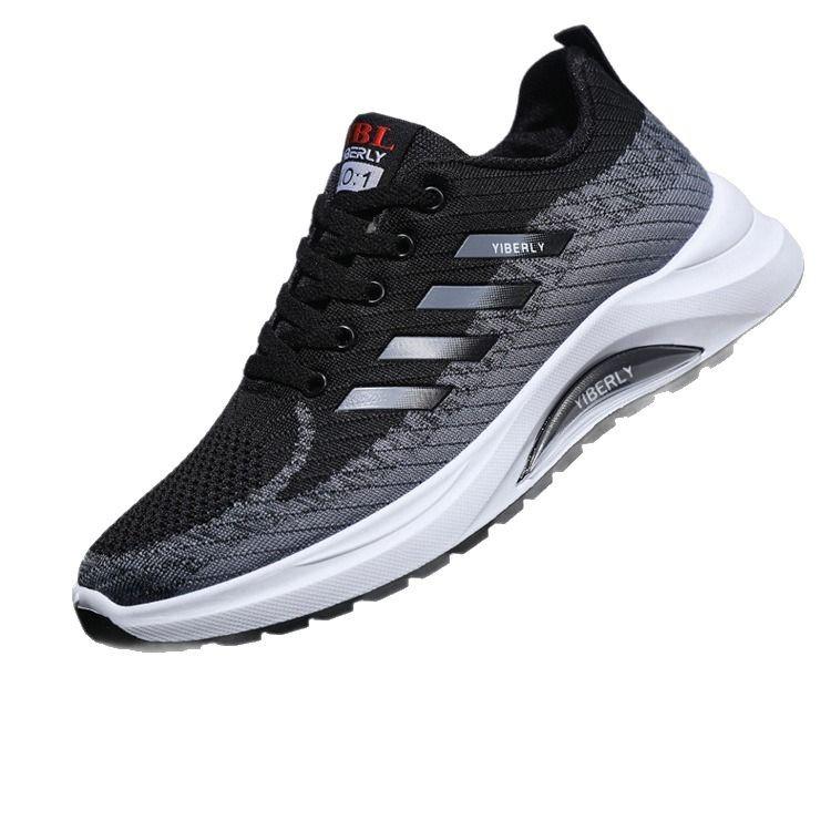 Men's Shoes 2025 Spring and Summer New Casual Mesh Shoes Korean Version Sports Shoes High Rebound Mountaineering Shoes Mesh Shoes Breathable Men's Sho