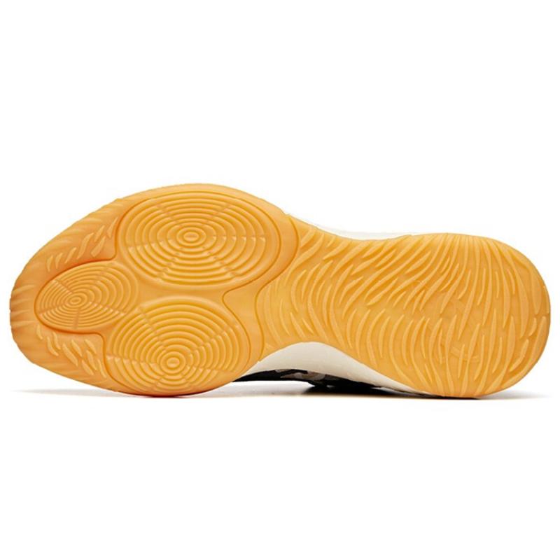 Anta GH1 Low Cushioning Anti-Slip And Wear-Resistant Low-Top Basketball Shoes Brown Black Sneakers 112041103-2