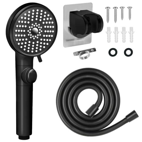 High Pressure 5 Mode RV Handheld Shower Head Water Saving Bathroom Faucet Accessories with Hose Holder
