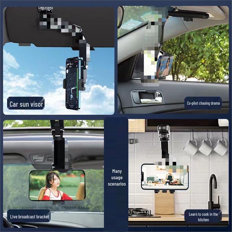 Universal Car Sun Visor Phone Navigation Holder Clip