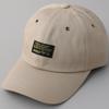 AVIREX Cap Military Tag 6 Panel Baseball Cap Low Cap Men Beige Free Size