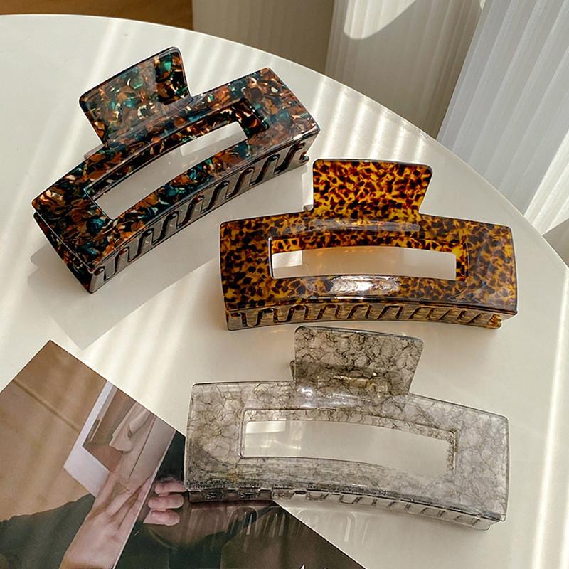 Premium Koreanischer Stil 13cm Dicke Acetat Haarspange für Frauen in Schicken Designs