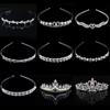 Party Rhinestones Crystal Fashion Hair Accessories Crown Headbands Princess Tiara Headpieces