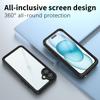 Seria REDPEPPER FS Etui na telefon iPhone 16 Plus Wodoodporne IP68 Przezroczysty panel tylny Pokrowiec na telefon