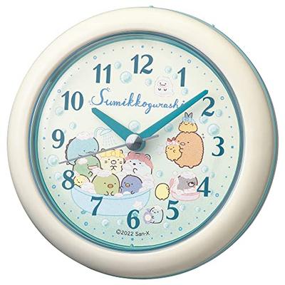 Vodotesné hodiny Kuchynské a kúpeľňové hodiny Analógové nástenné vodotesné biele 123 x 122 x 48 mm Sumikko Gurashi CQ224W