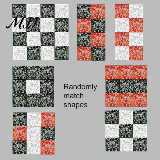 Hanging Partition Panel 5Pcs Room Divider Panel, Hollow Flower Butterfly Bird Wall Screen, Decor Square Decorative for Home Living