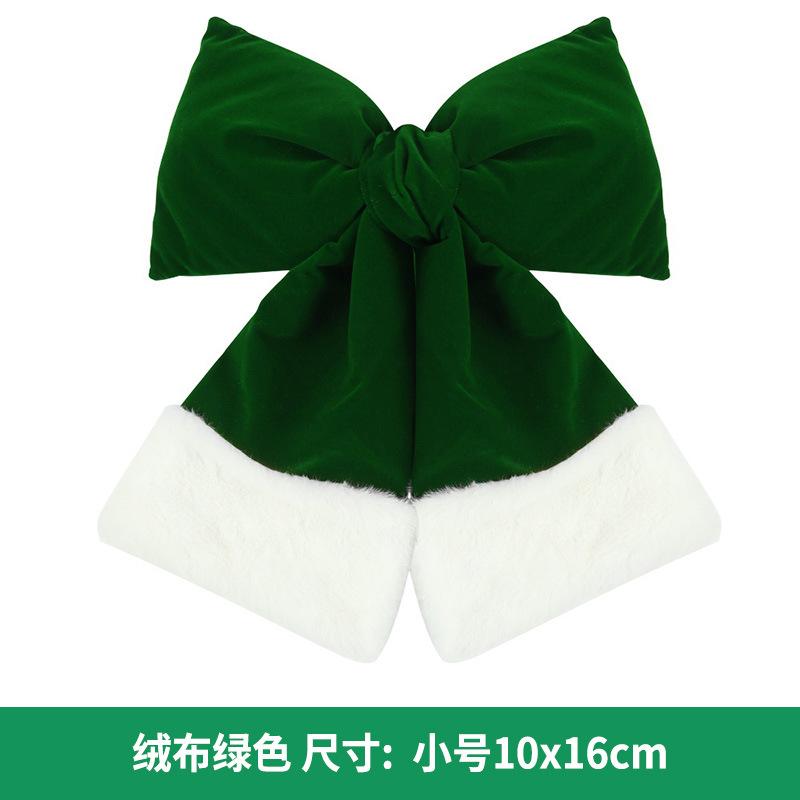 Christmas Plush Bow Soft Velvet Christmas Bow 3d Bow Ornament Handcrafted For Gifts Chair Decoration Christmas Tree