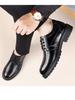 Mode Business Formal Big Head Plateauschuhe für Herren Mode Casual Herbst Neu Designer Schwarz Schnürung Rindsleder Herrenschuhe