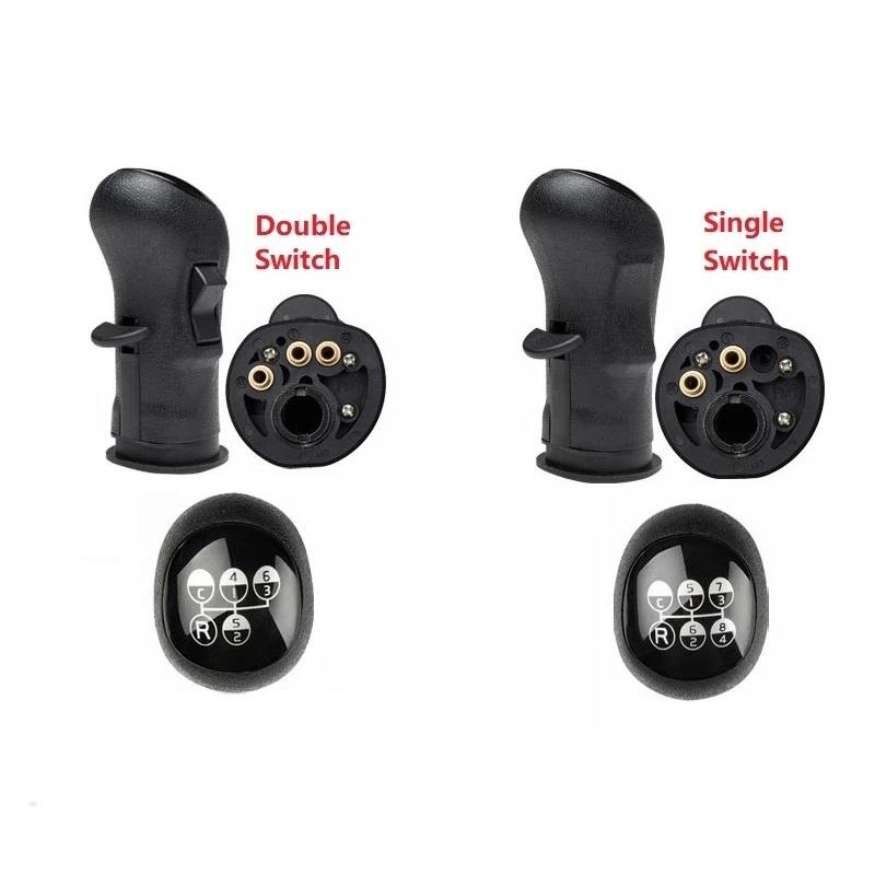 Car Gear Shift Knob Lever Ball Head 20488065 20488052 20493844 Replacement For Volvo FH FM FMX NH9 FLC Black/Grey R+C