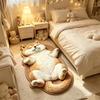 Adorable Fun Cat-Shaped Area Rug Stylish Unique Home Decor Carpet For Living Rooms Cartoon Bedrooms Bedsie Floor Mat Soft Plush