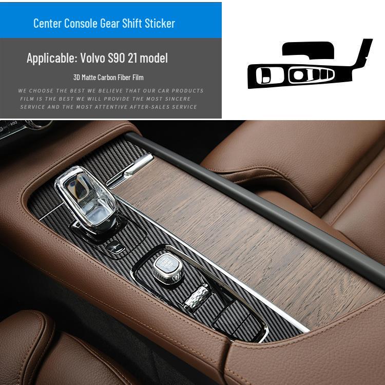 Volvo S90 Carbon Fiber Interior Trim Stickers