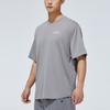 Anta Comprehensive Training Series Letter Round Neck Pullover Short Sleeve T-Shirt Men Tops Gray Khaki 952327119-3