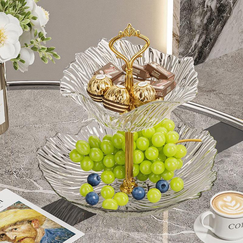 De ou Xingguang Multi-tier Petal Fruit Plate