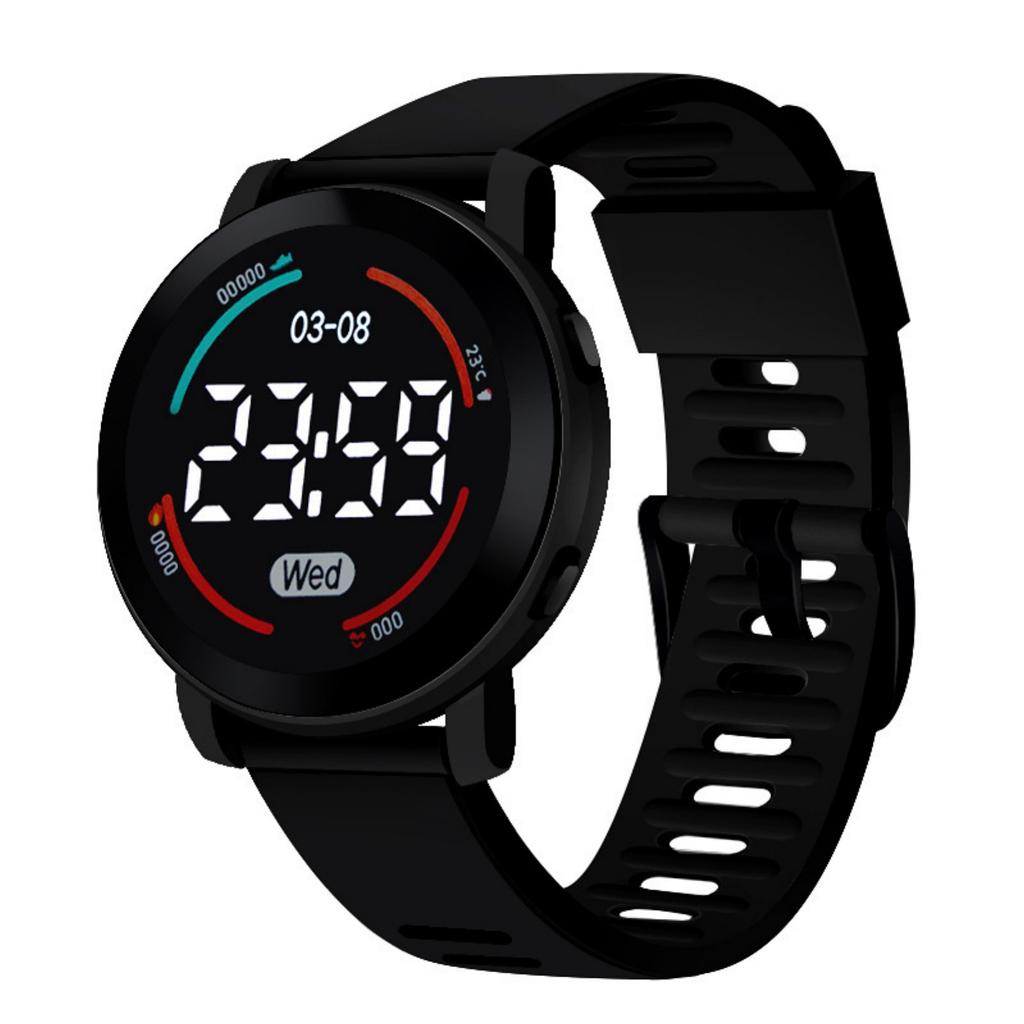 Men's Digital Watch Sports Electronic Watch With Luminous Display, Running Timer, Alarm Clock, Resistant Fitness Watch For Outdoor Activities