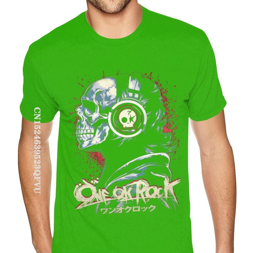 Cheapest One OK Rock T Shirt Hip Hop Rock Shirt For Men Plus Size T Shirt Cotton Tops T Shirt Funny Man Top T-shirts Customized