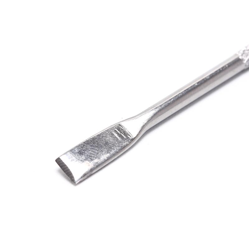 1Xnail Cuticle Remover Skin Cleaner Stainless Double Sided Spoon Pusher Art Tool