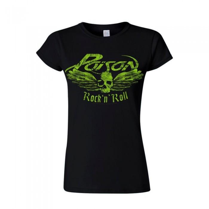 Poison Womens/Ladies Flying Skull T-Shirt