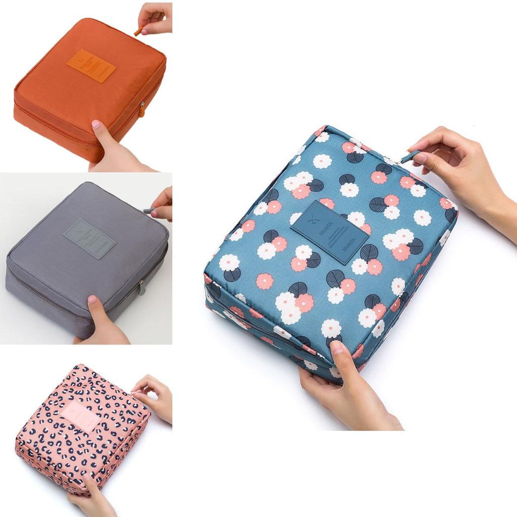 Spacious Makeup Storage Bag With Dual Zipper For Easy Access And Organization