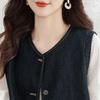 Women's Retro Loose Denim Vest