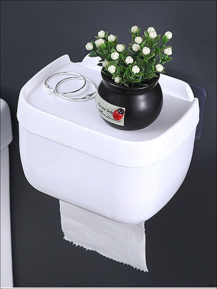 

Tissue Holder, Wall-Mounted Toilet Paper Holder One Size