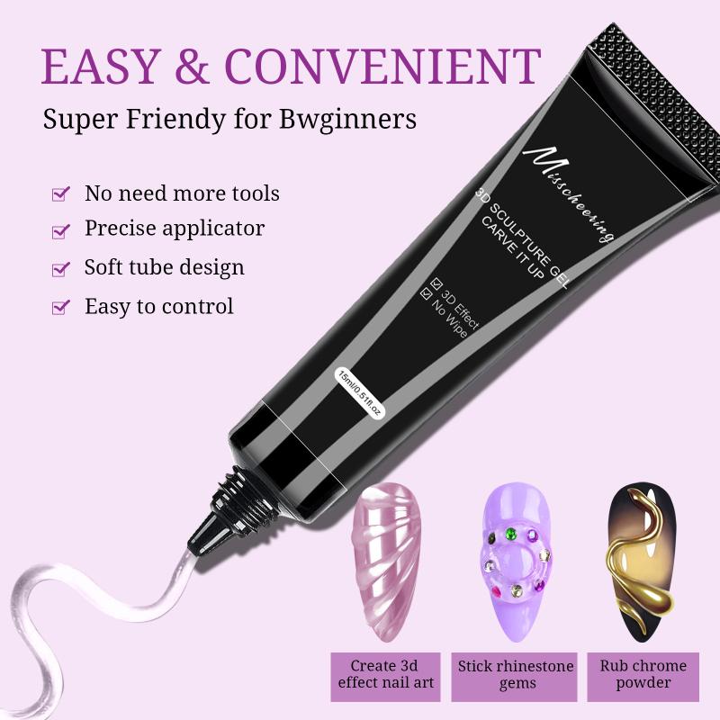 15/30Ml Nail Rhinestone Glue For Nails Super Strong Gel Nail Glue For Nail Charm Nail Bling Gel Decoration Gem Nail Art Diamond