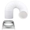Interfaccia Tubo di Scarico Condizionatore d'Aria, Connettore Adattatore Corpo Condizionatore Portatile Domestico Mobile, Quadrato 15cm