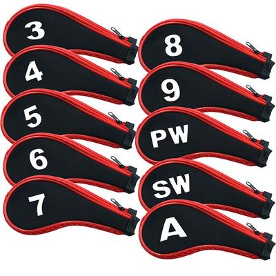 Number Design Protector Case Golf Head Cover Golf Headcovers Golf Iron Headcover Golf Club Cover