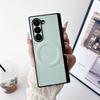Folding screen fold1 mobile phone case galaxyzfold1/fold1/1 plain leather wireless magnetic mobile phone case