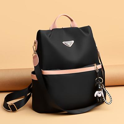 Version Coréenne Sac à Dos en Tissu Oxford Filles Tendance Mode Décontractée Polyvalent Antivol Résistant à l'Usure Imperméable Sac à Dos de Voyage