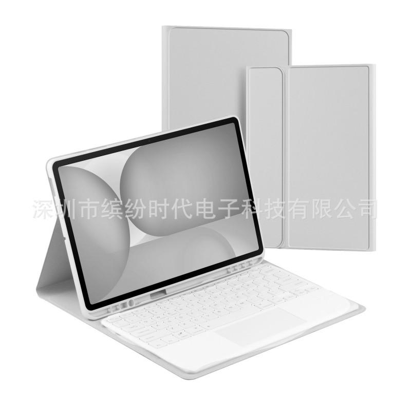 Wireless Bluetooth Keyboard Case With Stylus Slot IPad Air Pro Mini 10.2 10.5 10.9 11 12.9 13 Inch Touchpad Detachable