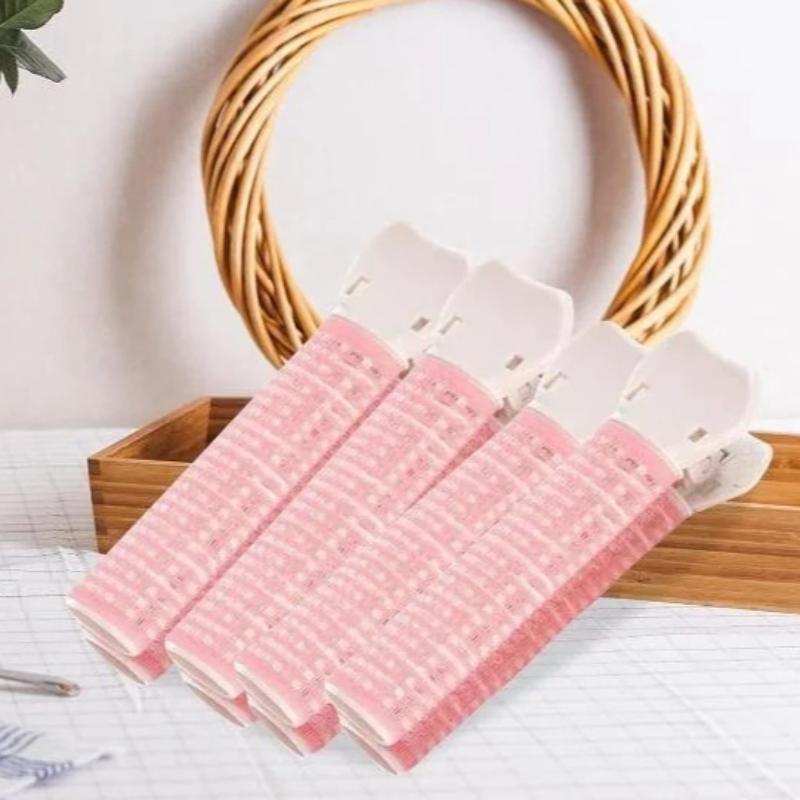 4Pcs Hair Rollers Volumizing Curlers Root Clips Fluffy Instant Bang Heatless Hair Curler No Heat Styling Tool
