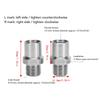2PCS 1/2 Inch Female To 9/16 Inch Male Thread Bicycle Pedal Adapters  Bicycle Maintenance