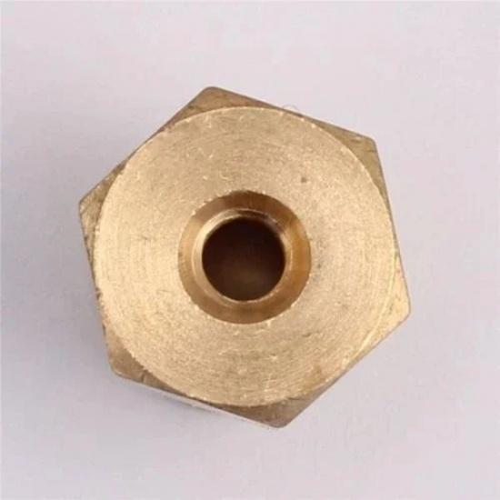 10pc 3/4/5/6/7mm Shaft Motor Flexible Coupling Tyre Wheel Brass Hex Coupler Set&wrench