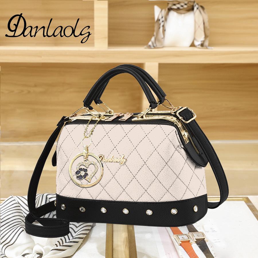 Women's 2025 Trendy Jin Di Leather Shoulder Handbag