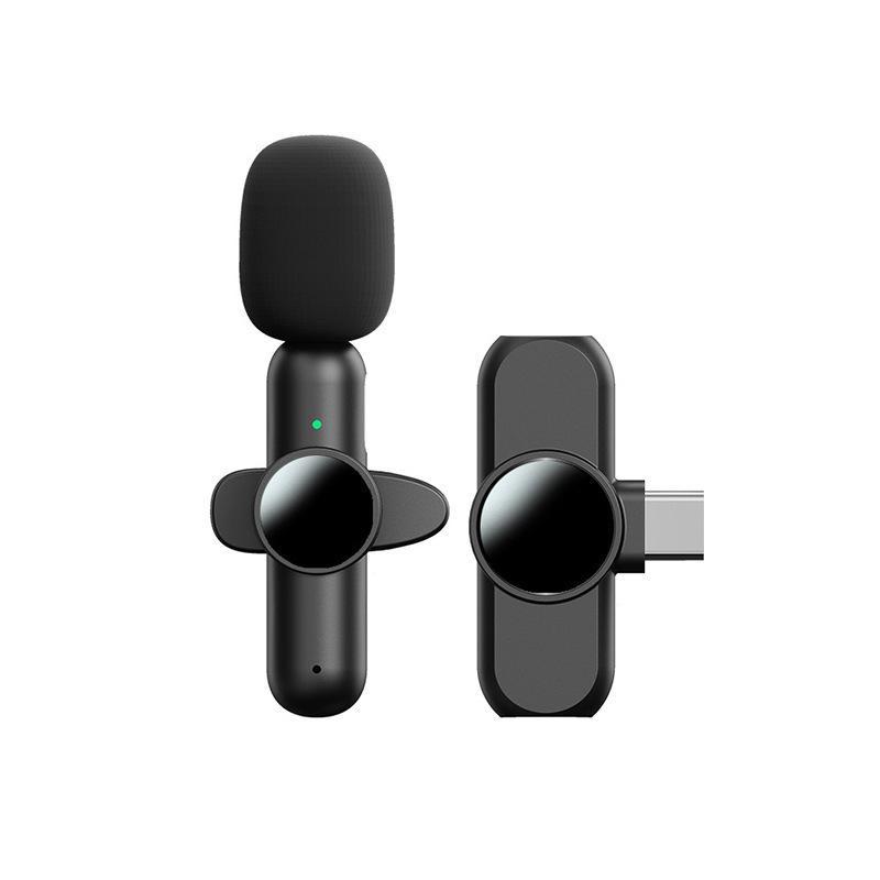 Q8 Wireless Lavalier Microphone with Charging Case | Mobile Live Streaming, Noise Reduction, Monitoring Earphone