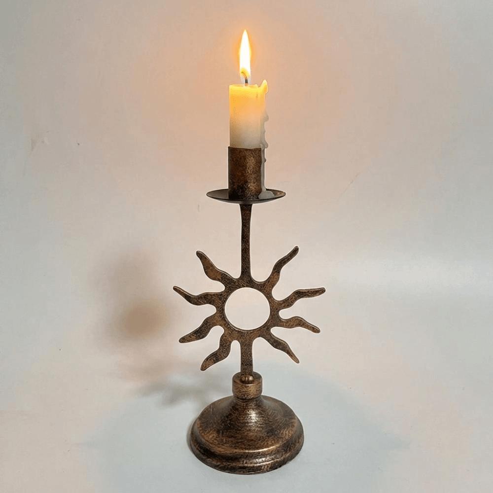 Vintage Stars Candle Holder Handicraft Hollow Candle Holders Modern Candle Stand  Dining Table
