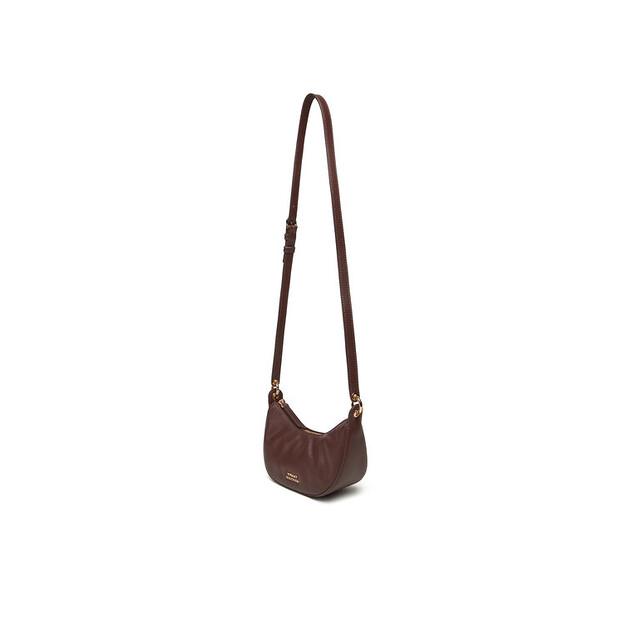Bag Tommy Hilfiger Tommy Hilfiger Moon Leather Mini Crossover AW0AW17466 Brown