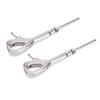 2PCS Openable Hooks 8mm Quick Release Hooks Shackle for Up To 16mm Stainless Steel Wire Rope Cable Sailboats Yachts