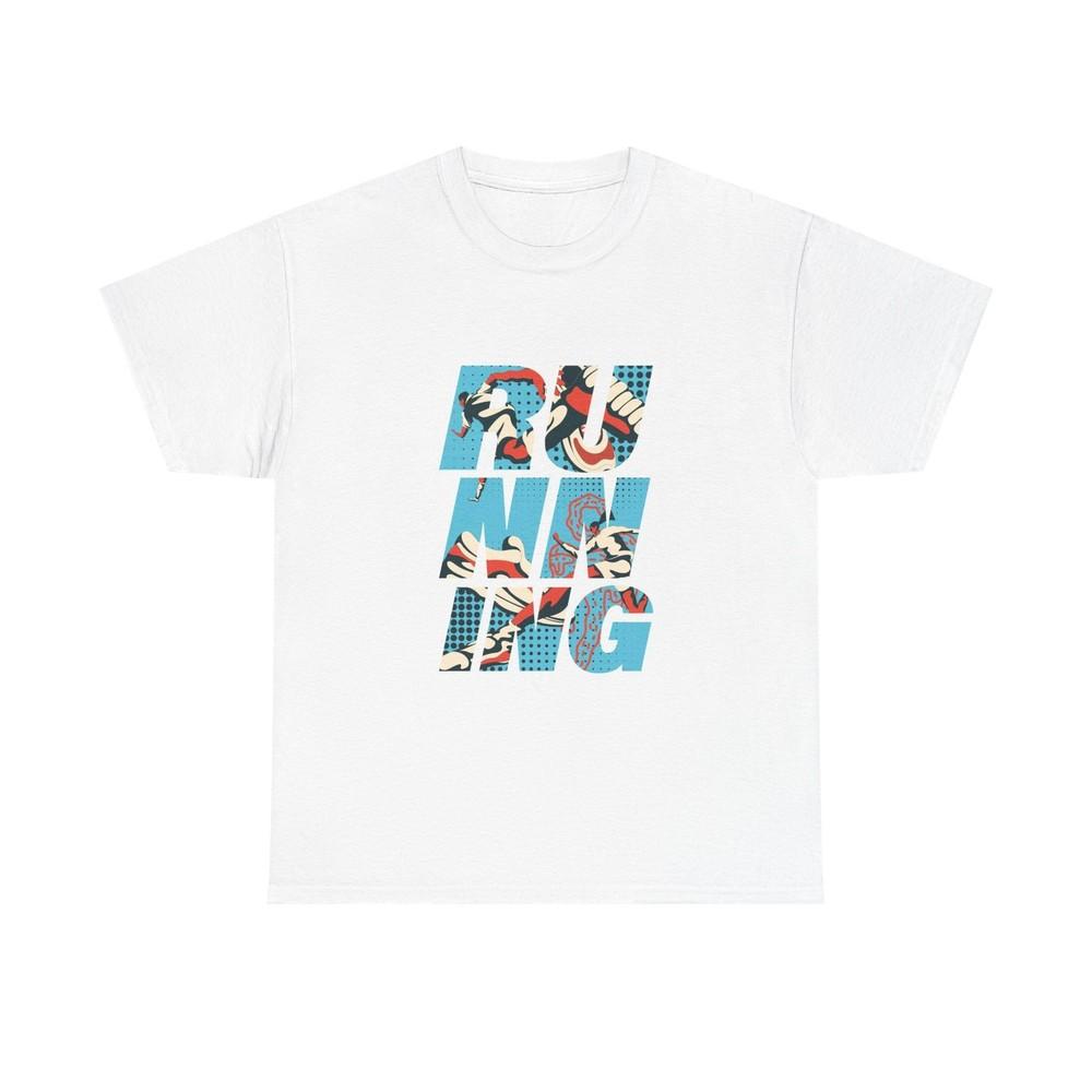 Running Graphic T Shirt GYM Exercise Unisex Heavy Cotton Tee Unisex T-Shirt XXXL