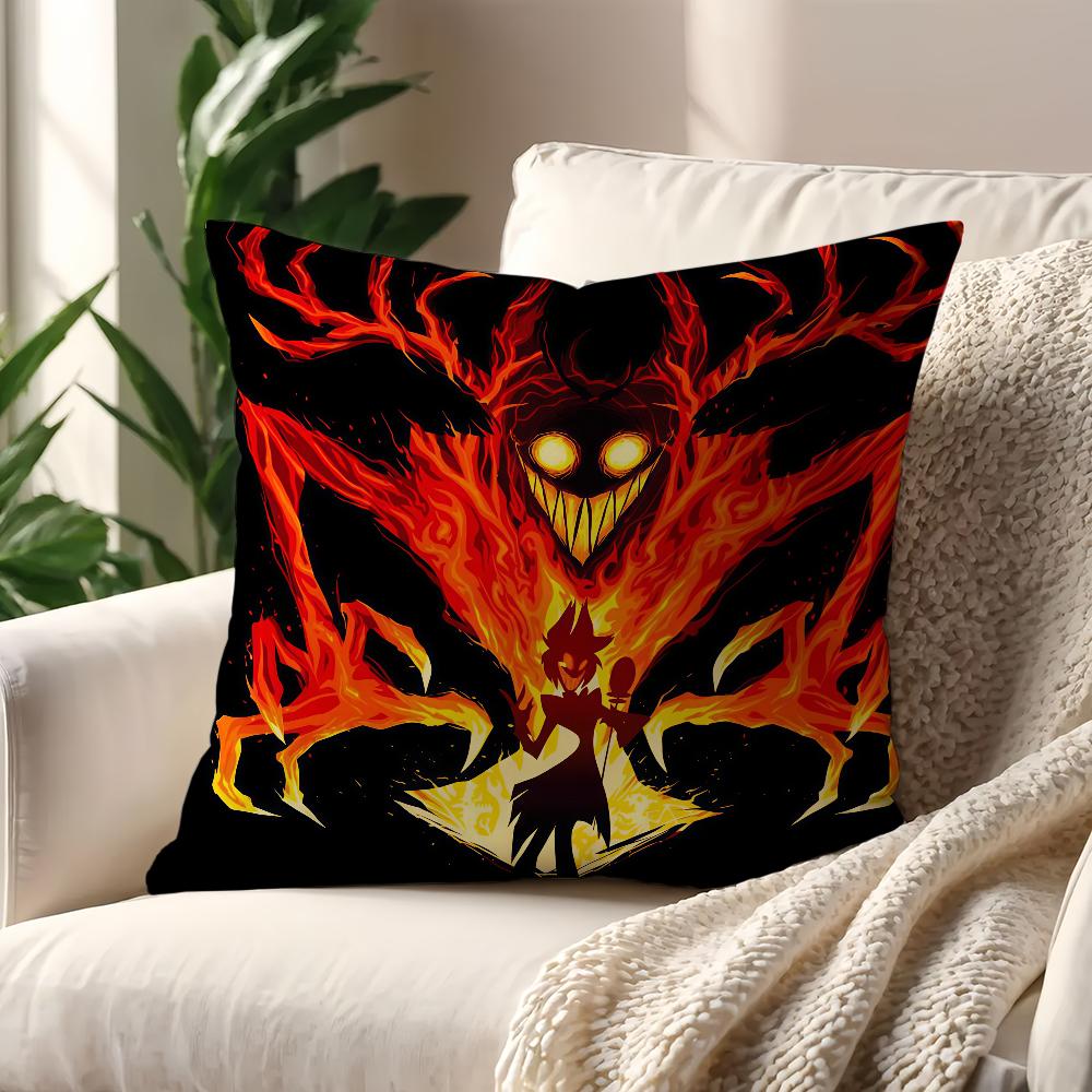 H-HazbinS Cool H-Hotel cushion cover Decoration Room Shop Car Best Home Office Coffee Pillow Sofa Printing Nordic Simplicity Hit