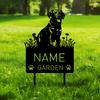 Custom Chesapeake Bay Retriever Dog Memorial Garden Stake Personalized Pet Grave Marker Metal Sign Outdoor Decor