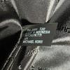 Michael Kors Kimber Large capacity Handbag canvas Ivoryx black Women 35T2G7KT71 Used