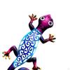 Garden Ornaments Outdoor Indoor Metal Gecko Wall Art Statues Decoration